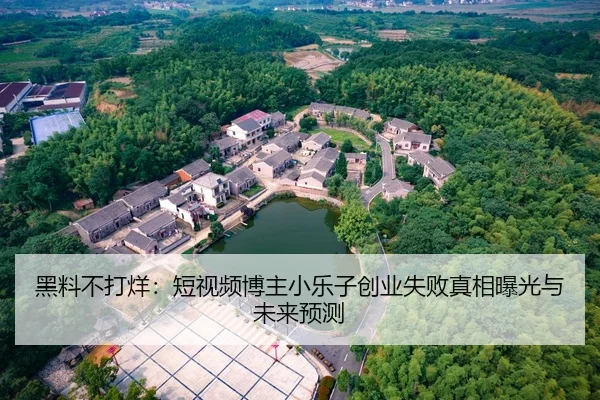 黑料不打烊：短视频博主小乐子创业失败真相曝光与未来预测